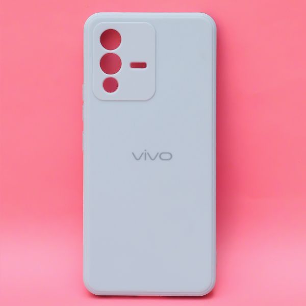 Light Blue Candy Silicone Case for Vivo V23 - The Hatke