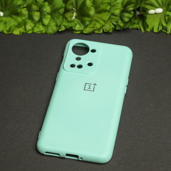 Light Blue Original Camera Safe Silicone case for Oneplus Nord 2t - The Hatke