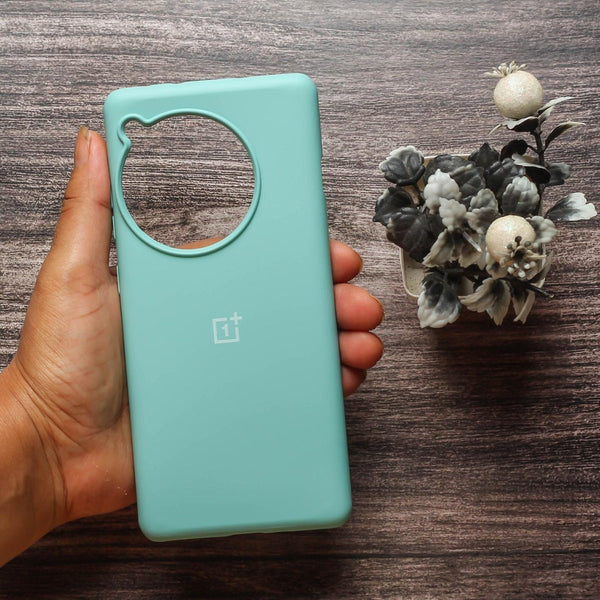 Light Blue Original Silicone case for Oneplus 12 - The Hatke