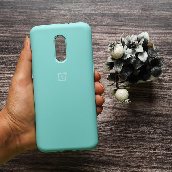 Light Blue Original Silicone case for Oneplus 7 - The Hatke