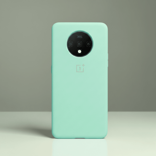 Light Blue Original Silicone case for Oneplus 7T - The Hatke