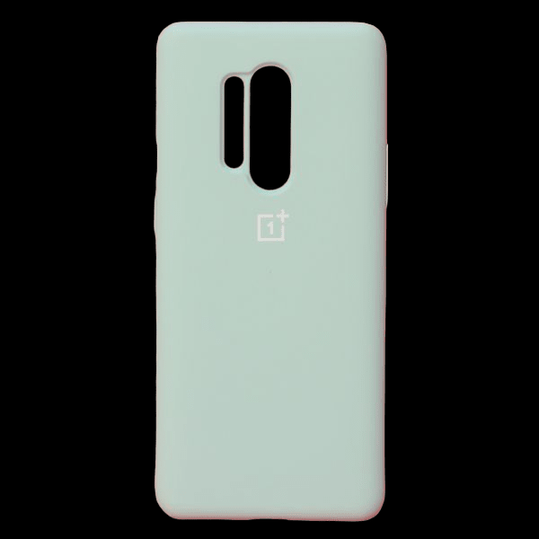 Light Blue Original Silicone case for Oneplus 8 Pro - The Hatke