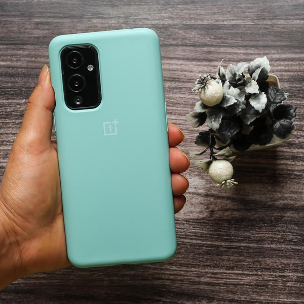Light Blue Original Silicone case for Oneplus 9 - The Hatke