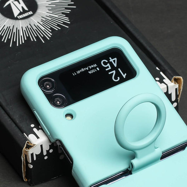 Light Blue Original Silicone case for Samsung Galaxy Z FLIP 4 - The Hatke