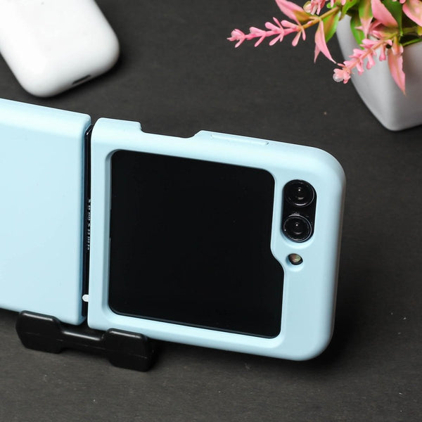 Light Blue Original Silicone case for Samsung Galaxy Z FLIP 5 - The Hatke