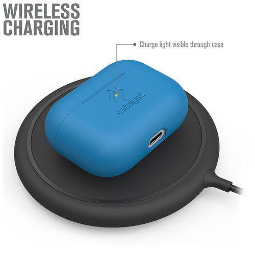 Light Blue Silicone Case For Apple Airpods Pro - The Hatke