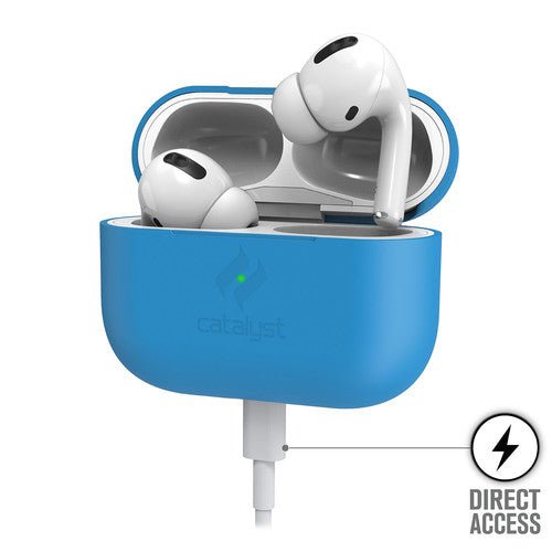 Light Blue Silicone Case For Apple Airpods Pro - The Hatke