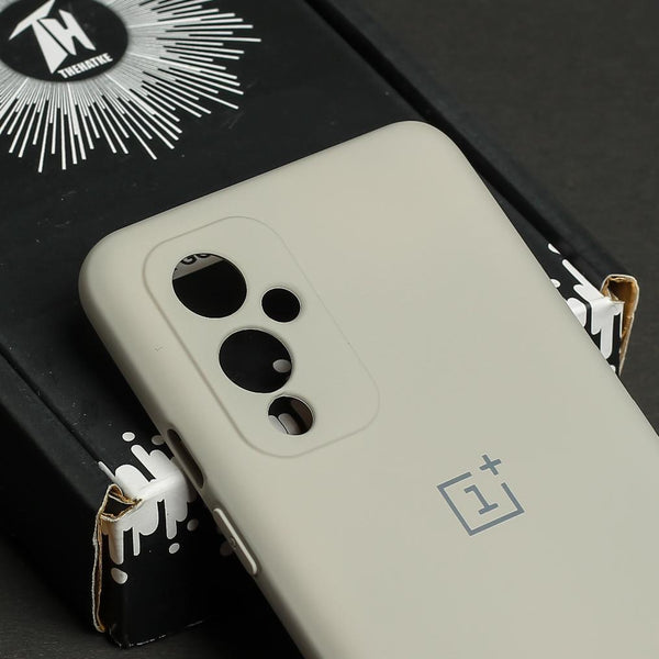 Light Brown Camera Original Silicone Case for Oneplus 9 - The Hatke