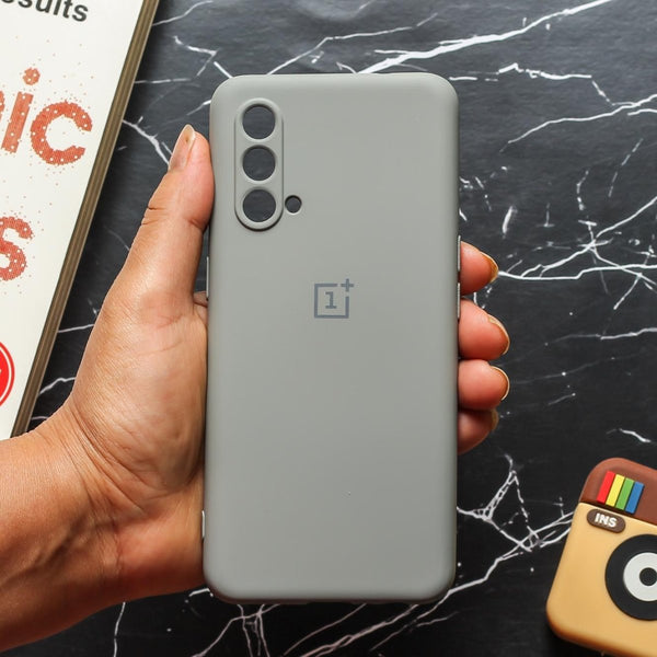 Light Brown Camera Original Silicone case for Oneplus Nord CE - The Hatke