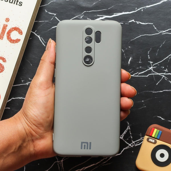 Light Brown Camera Original Silicone Case for Redmi Note 8 Pro - The Hatke