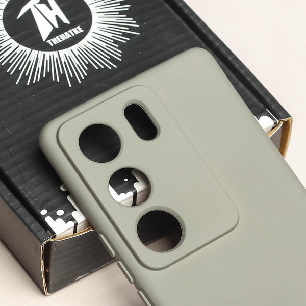 Light Brown Camera Original Silicone case for Vivo V29 - The Hatke