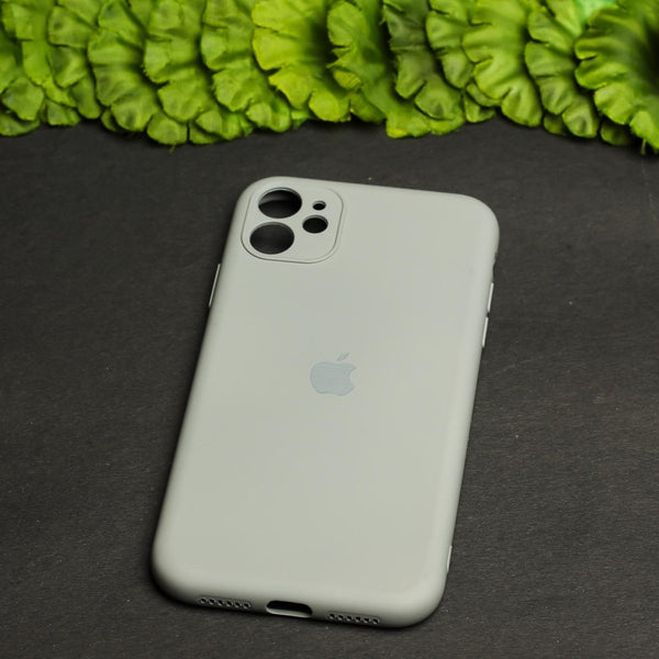 Light Brown Original Camera Safe Silicone case for Apple iphone 12 - The Hatke