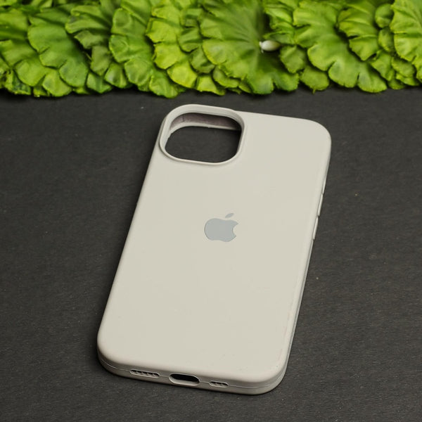 Light Brown Original Silicone case for Apple iPhone 13 - The Hatke