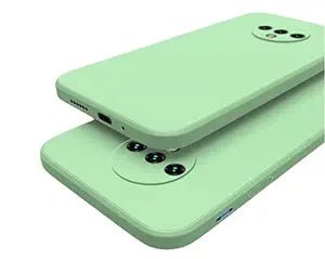 Light Green Camera Original Silicone case for Oneplus 7T - The Hatke
