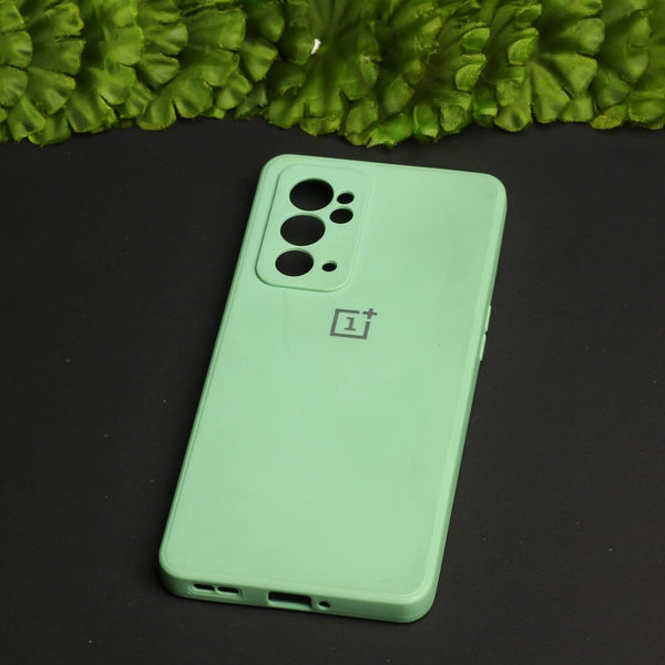 Light Green Camera Original Silicone Case for Oneplus 9RT - The Hatke