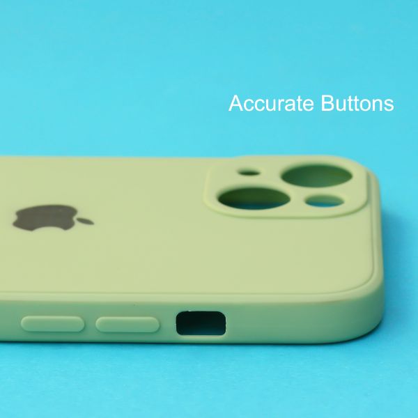 Light Green Candy Silicone Case for Apple Iphone 15 Plus - The Hatke