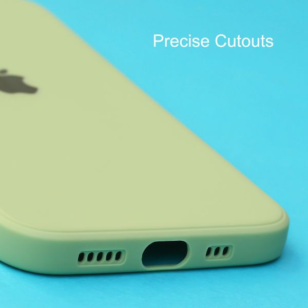 Light Green Candy Silicone Case for Apple Iphone 15 Plus - The Hatke