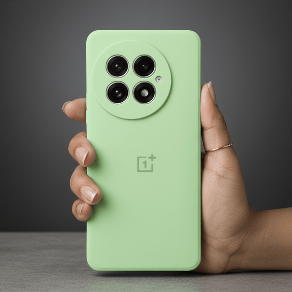 Light Green Candy Silicone Case for Oneplus 13 - The Hatke
