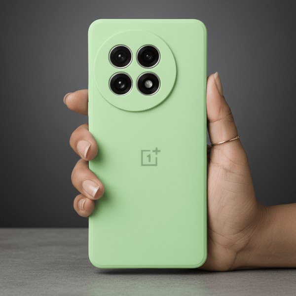 Light Green Candy Silicone Case for Oneplus 13R - The Hatke