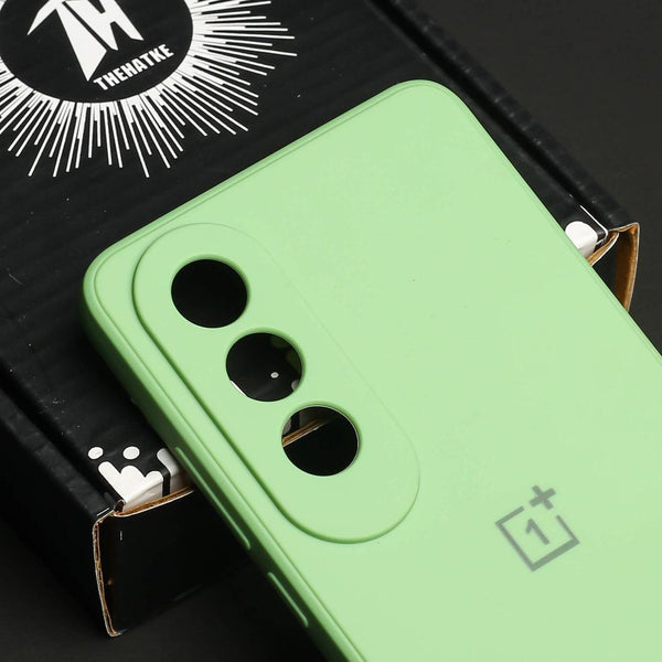 Light Green Candy Silicone Case for Oneplus Nord CE 4 - The Hatke