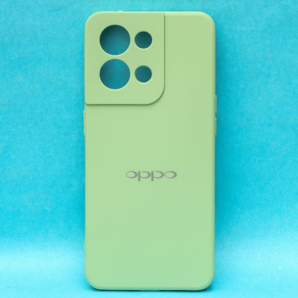 Light Green Candy Silicone Case for Oppo Reno 8 - The Hatke