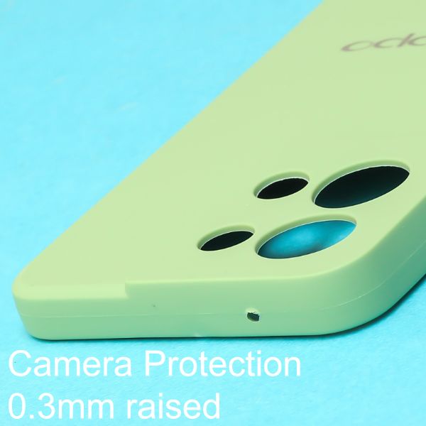 Light Green Candy Silicone Case for Oppo Reno 8 - The Hatke