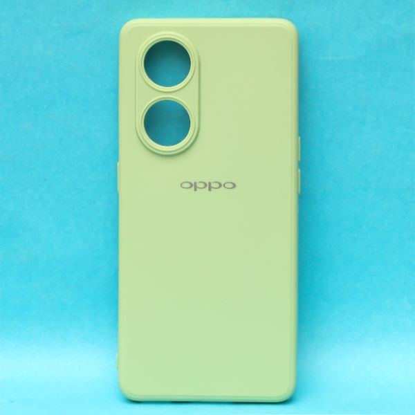 Light Green Candy Silicone Case for Oppo Reno 8T - The Hatke