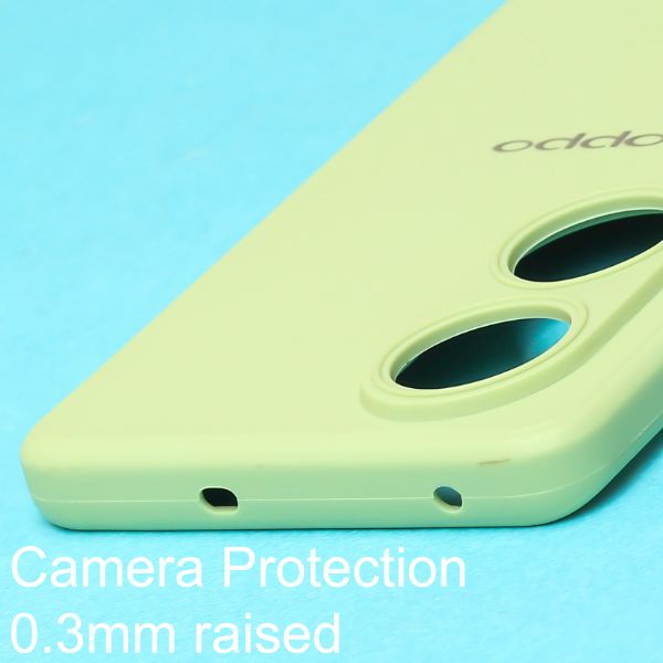 Light Green Candy Silicone Case for Oppo Reno 8T - The Hatke