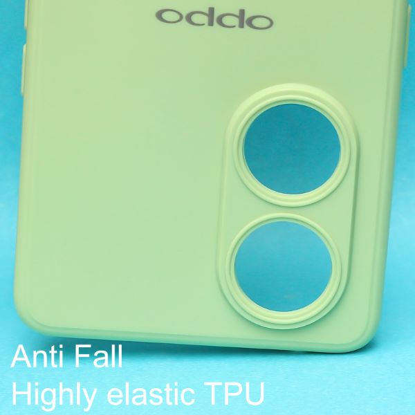 Light Green Candy Silicone Case for Oppo Reno 8T - The Hatke