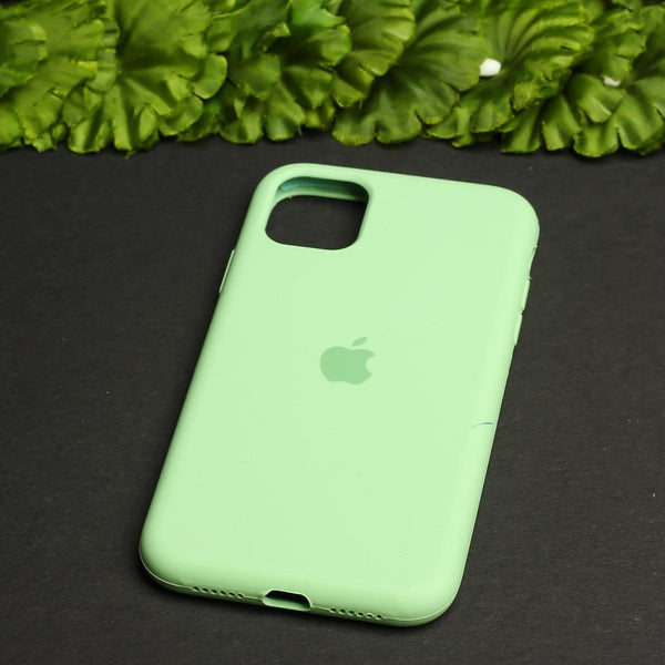 Light Green Original Silicone case for Apple iphone 11 - The Hatke