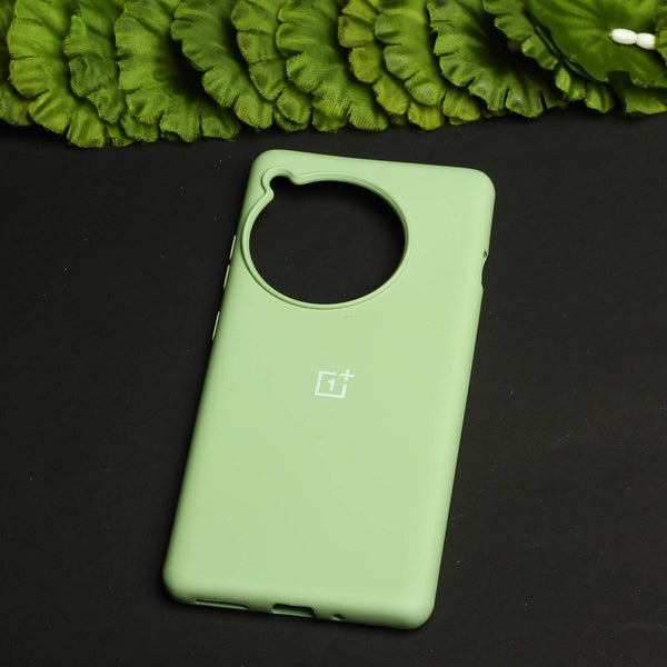 Light Green Original Silicone case for Oneplus 12R - The Hatke