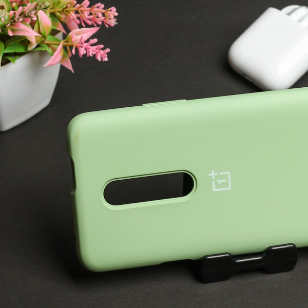 Light Green Original Silicone case for Oneplus 7 Pro - The Hatke
