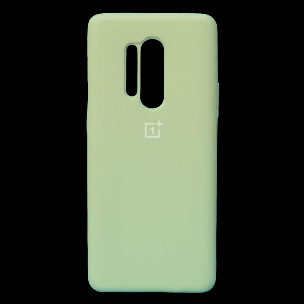 Light Green Original Silicone case for Oneplus 8 Pro - The Hatke