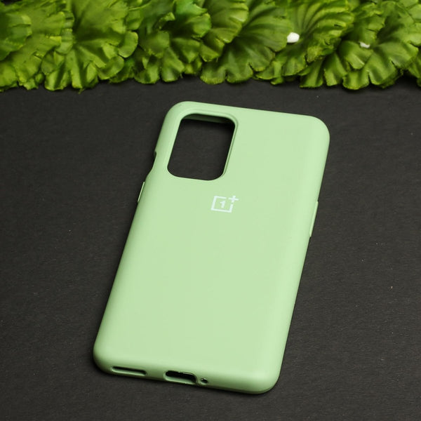 Light Green Original Silicone case for Oneplus 9 - The Hatke