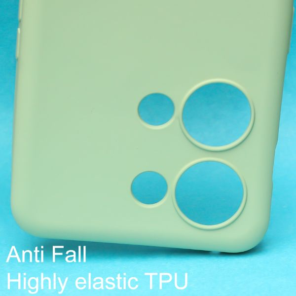 Light Green Original Silicone case for Oneplus Nord 3 - The Hatke