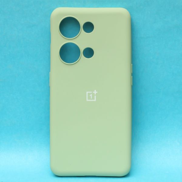 Light Green Original Silicone case for Oneplus Nord 3 - The Hatke