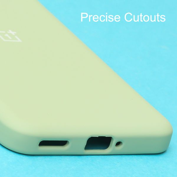 Light Green Original Silicone case for Oneplus Nord 3 - The Hatke
