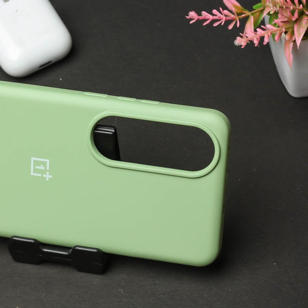 Light Green Original Silicone case for Oneplus Nord CE 4 - The Hatke