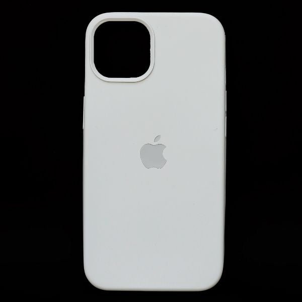 Light Grey Original Silicone case for Apple Iphone 15 Plus - The Hatke