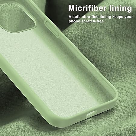 Light Green Original Silicone case for Apple iphone 13 Pro Max