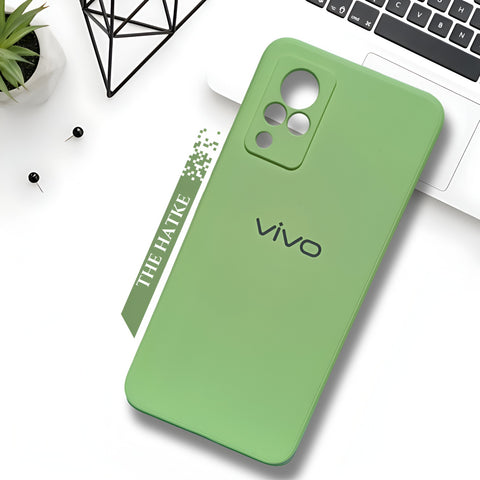 Light Green Camera Original Silicone case for Vivo V21