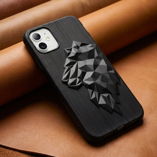 LION Engraved Silicone Case for Apple iphone 11 - The Hatke