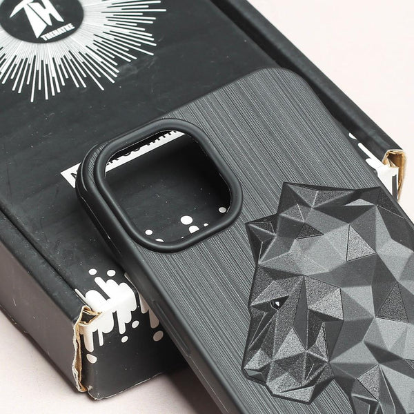 LION Engraved Silicone Case for Apple iphone 14 - The Hatke