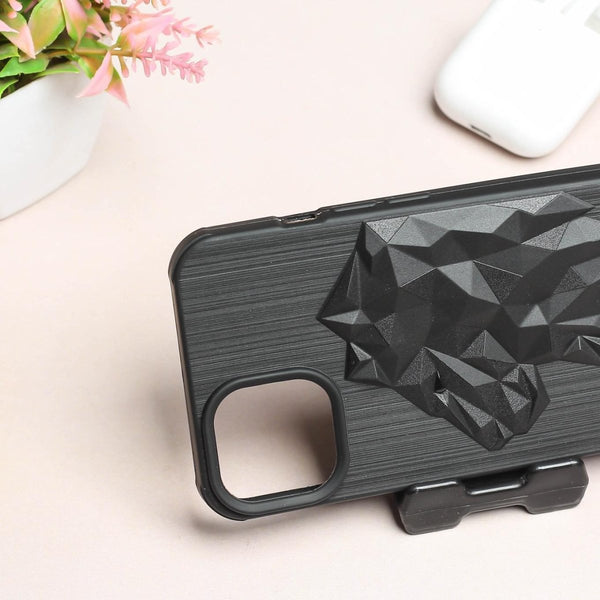 LION Engraved Silicone Case for Apple iphone 14 - The Hatke