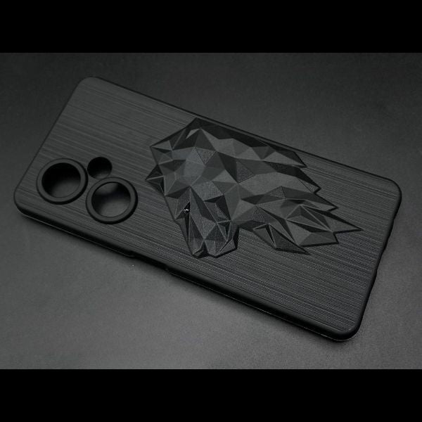 LION Engraved Silicone Case for Oneplus Nord CE 3 Lite 5g - The Hatke