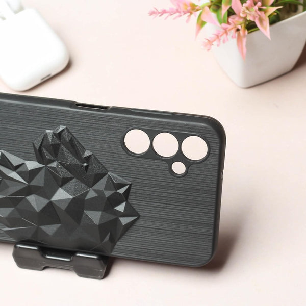 LION Engraved Silicone Case for Samsung A14 - The Hatke