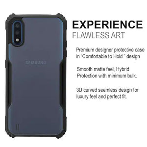 Shockproof transparent Safe Silicone case for Samsung A01