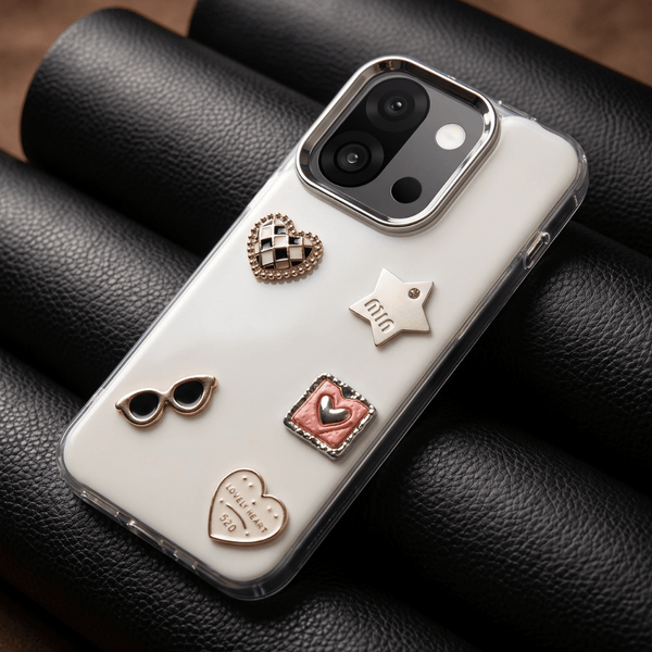 Lovely Heart (520) Silicone Hard Case for Oneplus 15 - The Hatke