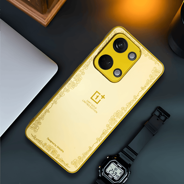 Luxury Gold Mirror case for Oneplus Nord 3 - The Hatke