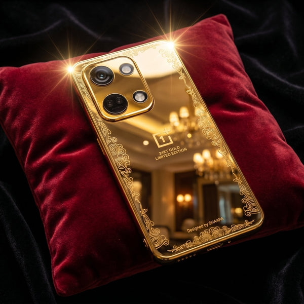Luxury Gold Mirror case for Oneplus Nord 3 - The Hatke
